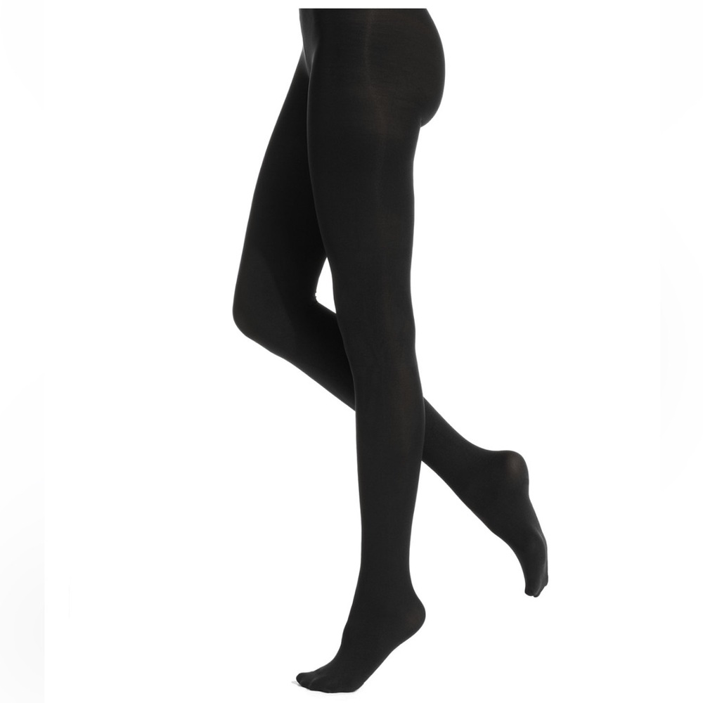 New!! HUE Women's Super Opaque Tights in Black